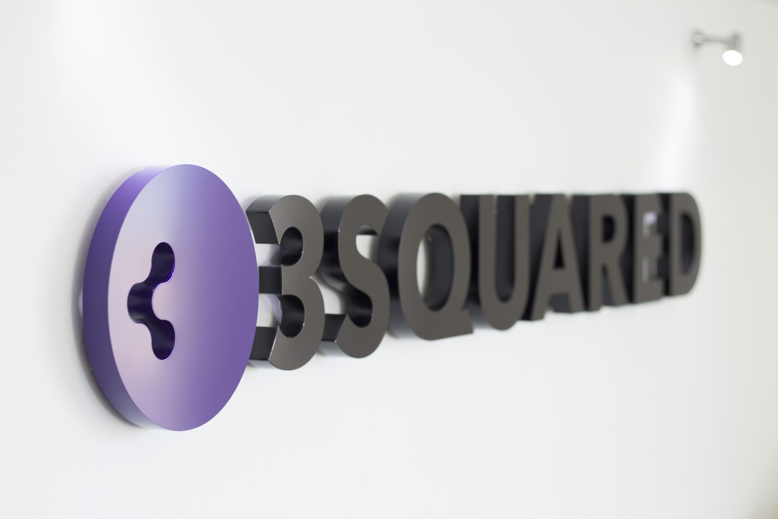3Squared Logo in office