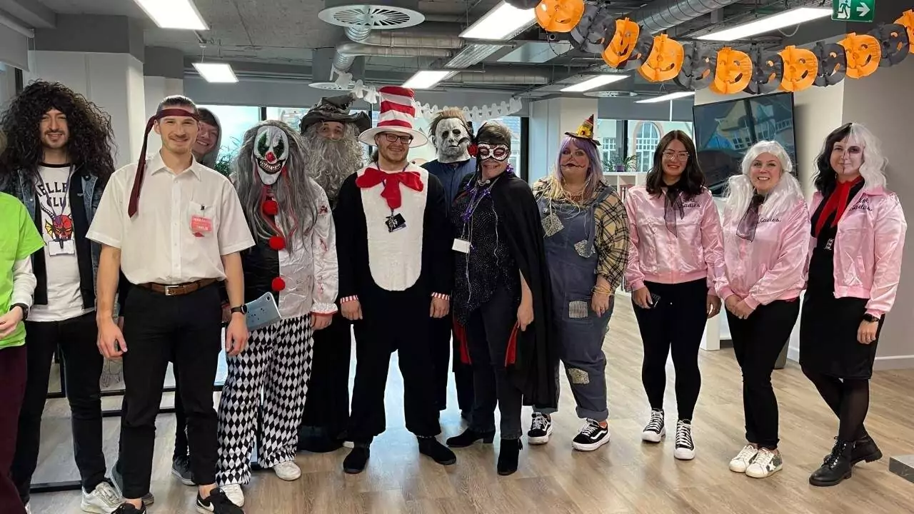 3Squared Team at Halloween