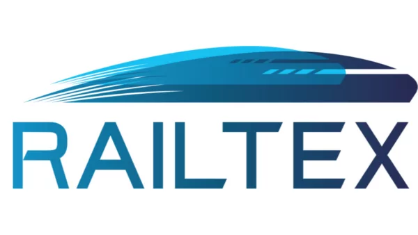 Railtex logo.