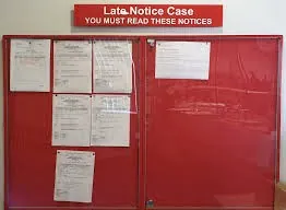 Late notice case